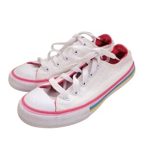 Converse Chuck Taylor All Star Ox Rainbow Girls Shoes Size 1